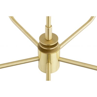 Argon Preston lampa wisząca 5x7 W biała-mosiądz 2195