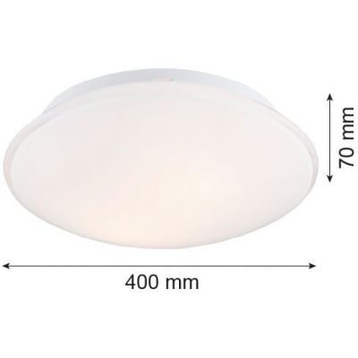 Argon Gin plafon 3x15W biały 3224