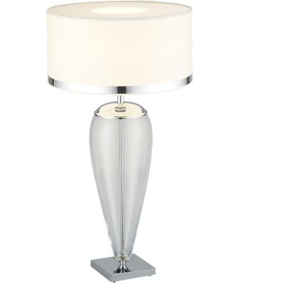 Argon Lorena lampa stołowa 1x15W przezroczysty/biały 356