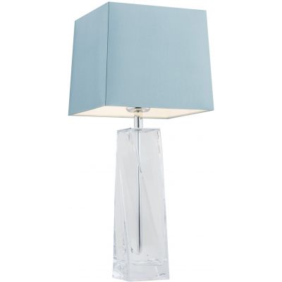 Argon Lille lampa stołowa 1x15W błękitny/przezroczysty 3839