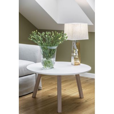 Argon Lille lampa stołowa 1x15W srebrny/miodowy 3840