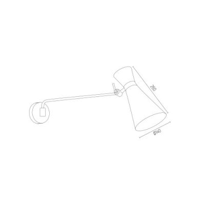 Argon Lukka kinkiet 1x15W biały 3889