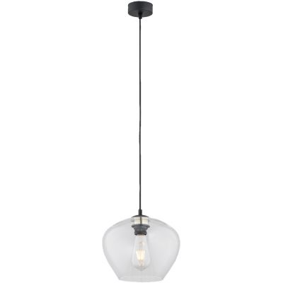 Argon Kalimera lampa wisząca 1x15W przezroczysty/czarny 4043