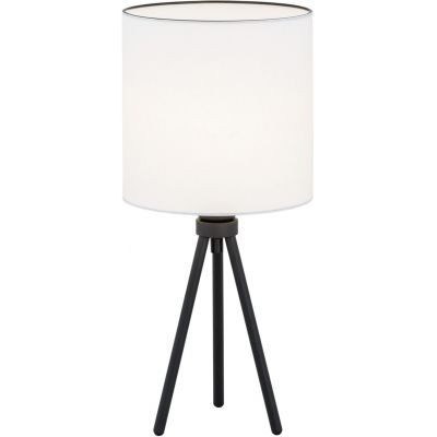 Argon Hilary lampa stołowa 1x15W czarny/biały 4083