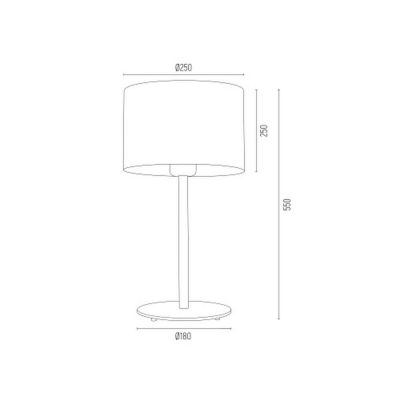 Argon Magic lampa stołowa 1x15W biały/różowy 4128