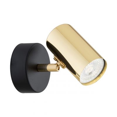 Argon Lagos kinkiet 1x5W mosiądz/czarny 4208