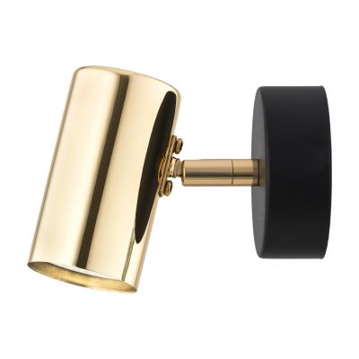 Argon Lagos kinkiet 1x5W mosiądz/czarny 4208