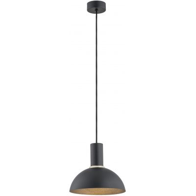 Argon Sines lampa wisząca 1x15 W czarna-mosiądz 4222