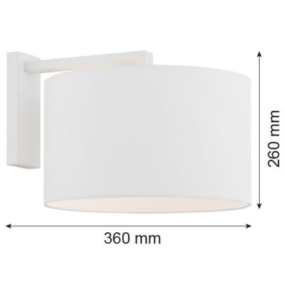 Argon Karin kinkiet 1x15W biały 4294