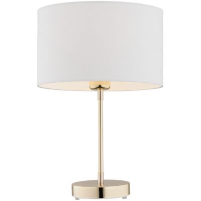 Argon Karin lampa stołowa 1x15W biały/mosiądz 4301