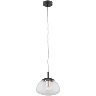 Argon Trini lampa wisząca 1x15W przezroczysty/czarny/mosiądz 4331