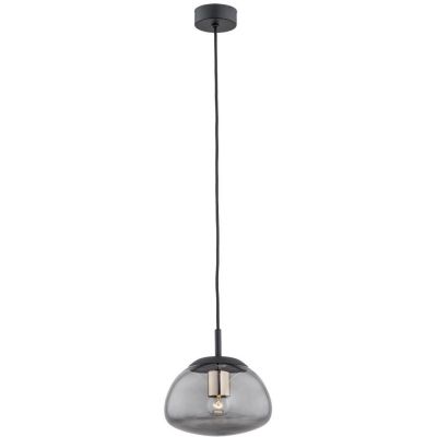 Argon Trini lampa wisząca 1x15W przydymiony/czarny/mosiądz 4333