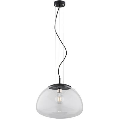 Argon Trini lampa wisząca 1x15W przezroczysty/czarny/mosiądz 4351