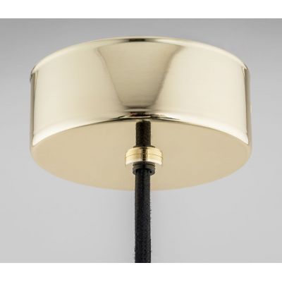 Argon Dover lampa wisząca 1x15W przezroczysty/mosiądz 4674