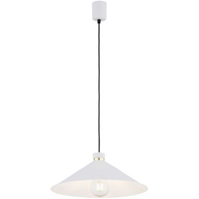 Argon Nashville lampa wisząca 1x15W biały/mosiądz 4693