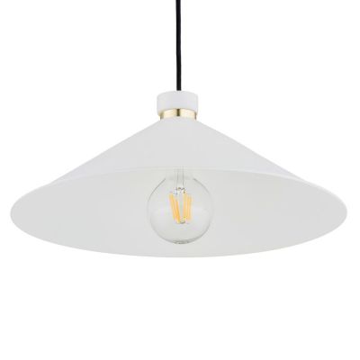 Argon Nashville lampa wisząca 1x15W biały/mosiądz 4693