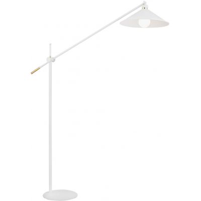 Argon Nashville lampa stojąca 1x15W biały/mosiądz 4731