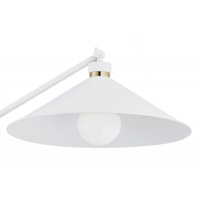 Argon Nashville lampa stojąca 1x15W biały/mosiądz 4731