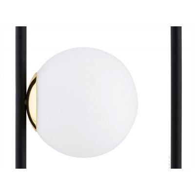 Argon Rovetto lampa stołowa 1x6W opal mat/czarny/mosiądz 4992