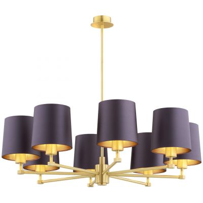 Argon Princeton lampa wisząca 8x15 W mosiądz 5072