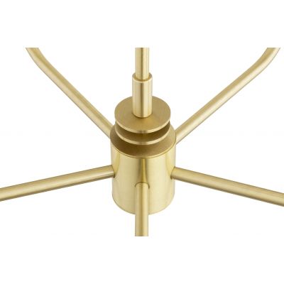 Argon Preston lampa wisząca 12x7 W biała-mosiądz 5085