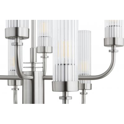 Argon Preston lampa wisząca 12x7 W przezroczysta-nikiel 5088