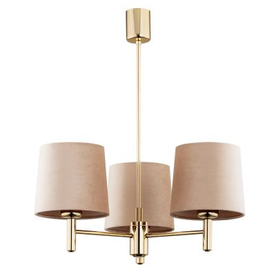 Argon Ponte Plus lampa podsufitowa 3x15W beżowy/ciemny mosiądz 6109