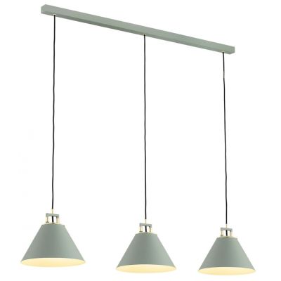 Argon Orte lampa wisząca 3x15W szałwia/mosiądz 6177