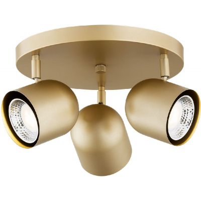 Argon Isola lampa podsufitowa 3x5W złoty 6249