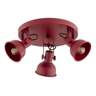 Argon Lenora lampa podsufitowa 3x7W czerwony 6264