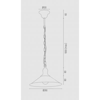 Argon Erba lampa wisząca 1x15W biały 630