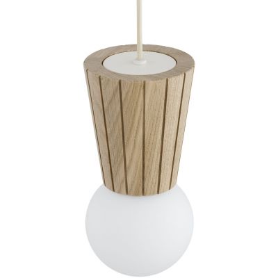 Argon Volante lampa wisząca 3x6 W drewno-opal 6357