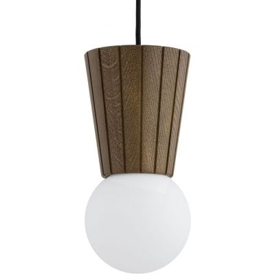 Argon Volante lampa wisząca 3x6 W drewno-opal 6358