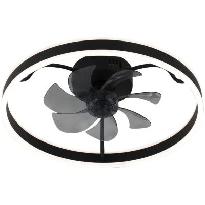 Rabalux Fanfy plafon 1x40 W z wentylatorem biały-czarny 71336