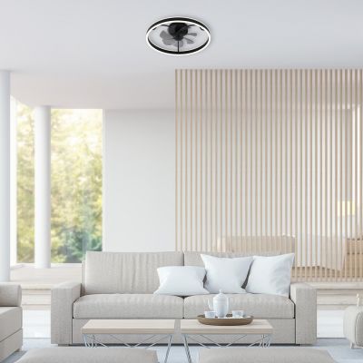 Rabalux Fanfy plafon 1x40 W z wentylatorem biały-czarny 71336