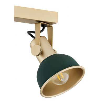 Argon Lenora lampa podsufitowa 2x7W zielony/złoty 7143