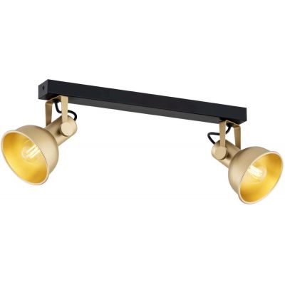 Argon Lenora lampa podsufitowa 2x7W złoty/czarny 7144