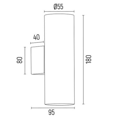 Argon Mitos Plus kinkiet 2x5W złoty 7178