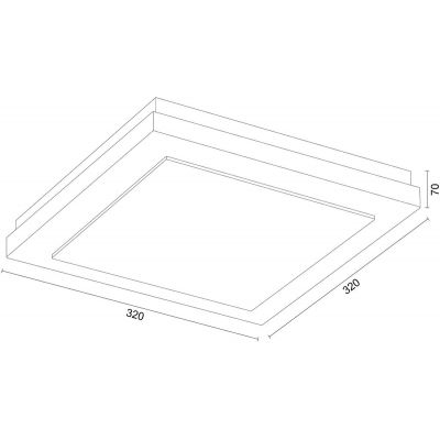 Argon Tabor plafon 2x15 W brzoskwinia 7267