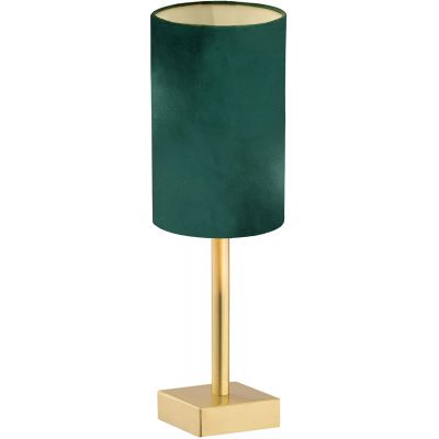 Argon Abruzzo lampa stołowa 1x7W zielony/mosiądz szczotkowany 8108