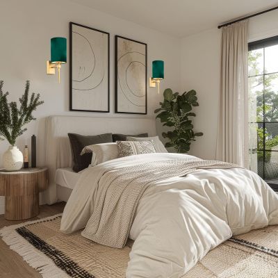 Argon Abruzzo kinkiet 1x7 W mosiądz-zielony 8109