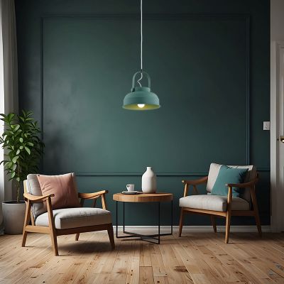 Argon Dakota lampa wisząca 1x15W zielony 8287