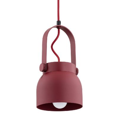 Argon Logan lampa wisząca 1x15W czerwony 8292