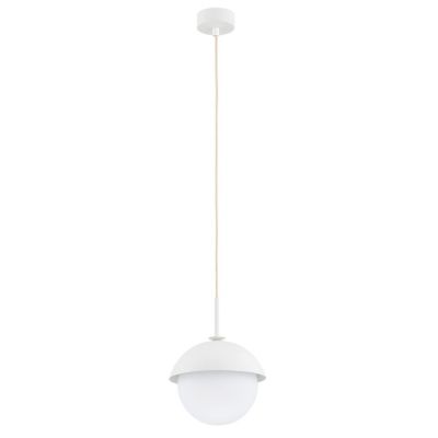 Argon Cappello lampa wisząca 1x15W opal mat/biały 8294