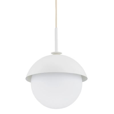 Argon Cappello lampa wisząca 1x15W opal mat/biały 8294