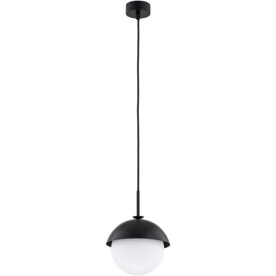 Argon Cappello lampa wisząca 1x15W opal mat/czarny 8295
