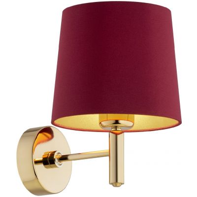 Argon Ponte Plus kinkiet 1x15W czerwony/mosiądz 8311