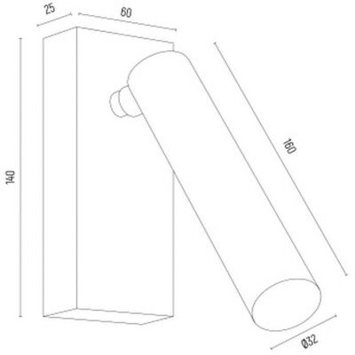 Argon Rio kinkiet 1x4,2W LED czerwony 8330