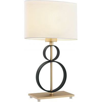 Argon Perseo lampa stołowa 1x15W biały/czarny/złoty 8373