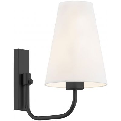 Argon Safiano kinkiet 1x15W biały/czarny 8376